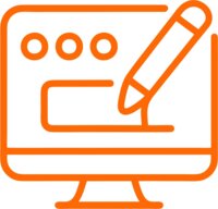 Easy online uniform ordering icon