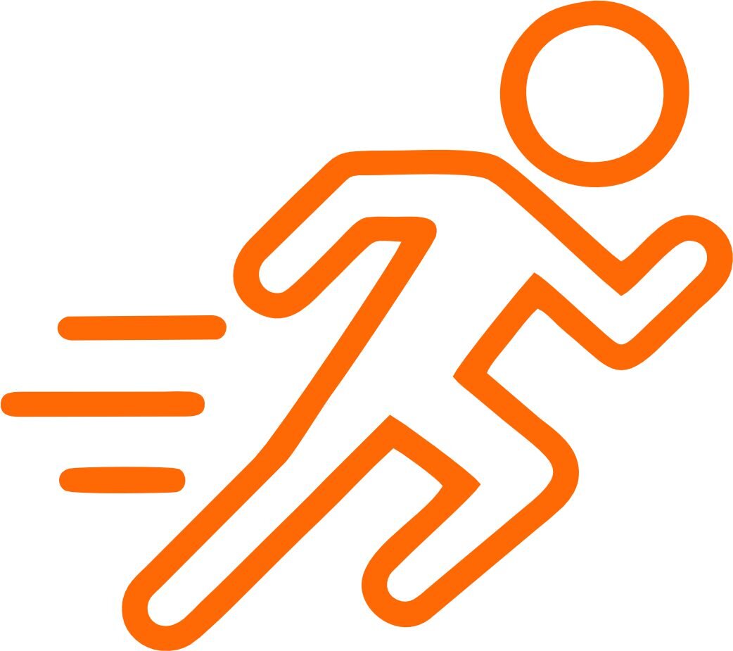 Performance gym clothing icon