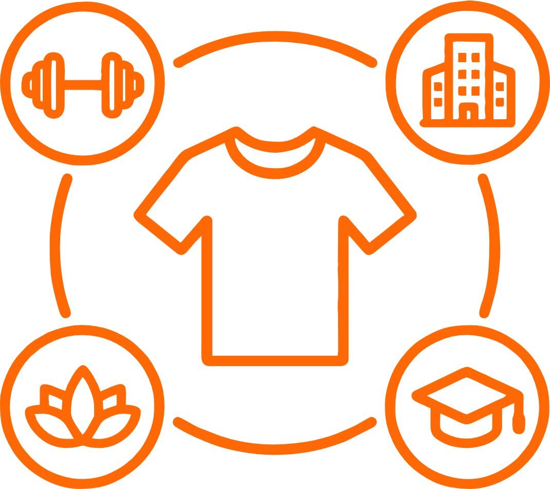 who we help custom printed uniforms