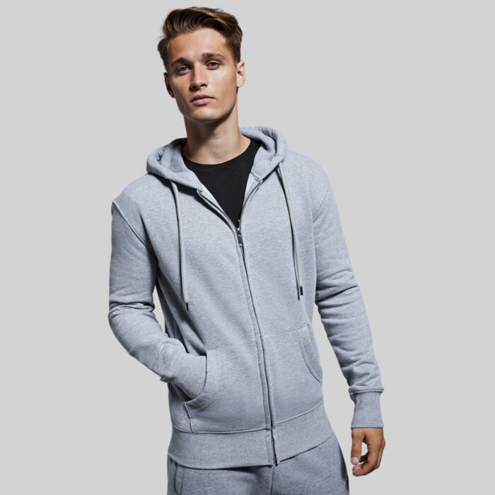 Soft-feel Zipped Hoodie  Thumbnail