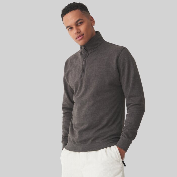 1/4 Zip Neck Sweatshirt Thumbnail