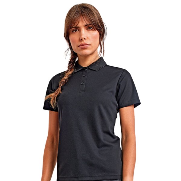 Ladies Recycled Polyester Spun Dyed Polo Shirt - Performance Fabric Thumbnail