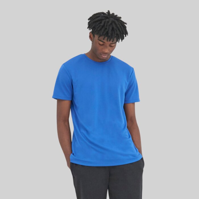Recycled Polyester Bird Eye Knit T-shirt - Performance Fabric Thumbnail