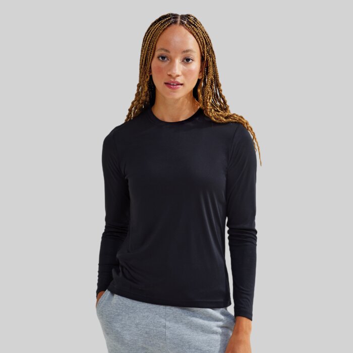 Ladies Long Sleeve Technical T-shirt - Performance Fabric Thumbnail