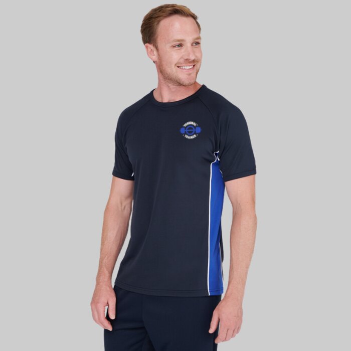 Performance Gym T-Shirt - Contrast Panel | Custom PT Wear Thumbnail