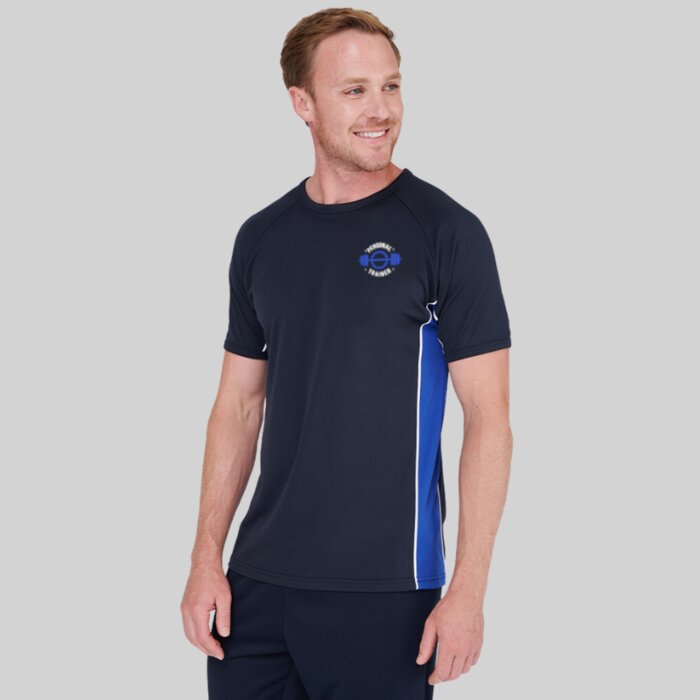 Performance Gym T-Shirt - Contrast Panel | Custom PT Wear Thumbnail