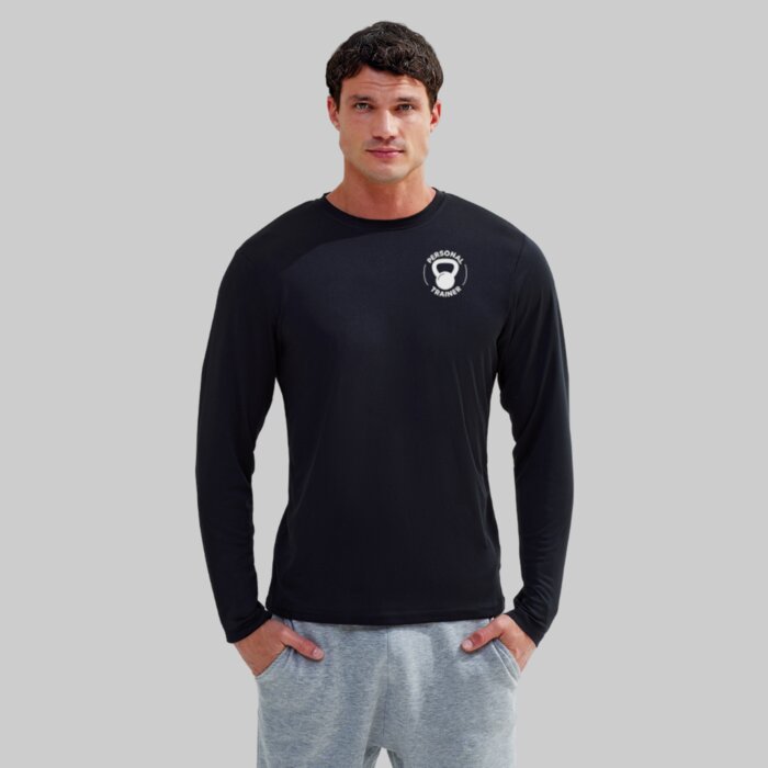 Lightweight Long Sleeve Performance Gym T-Shirt Thumbnail