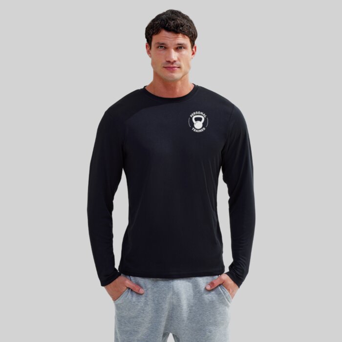 Lightweight Long Sleeve Performance Gym T-Shirt Thumbnail