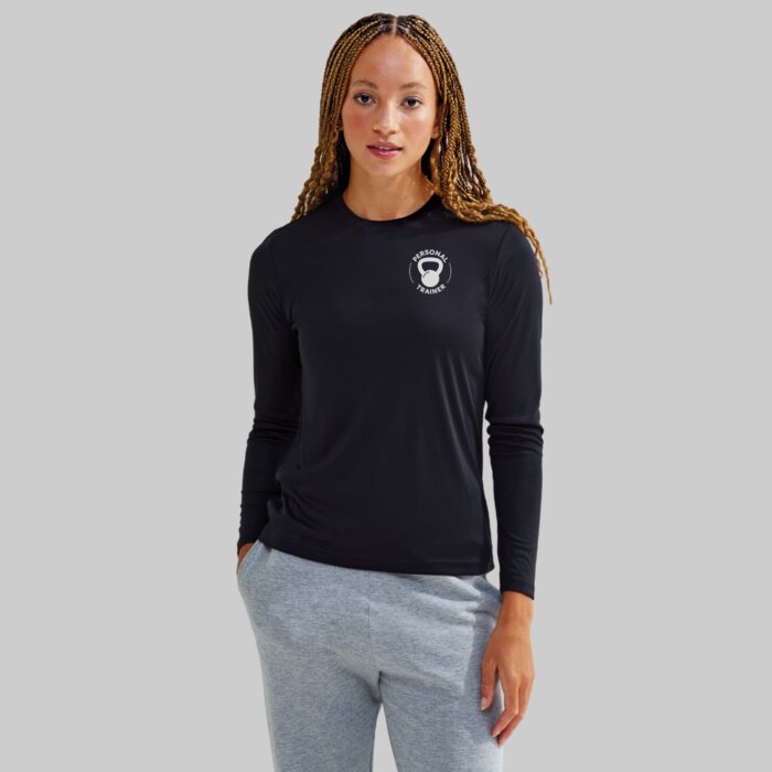 Women’s Lightweight Long Sleeve Performance Gym T-Shirt Thumbnail