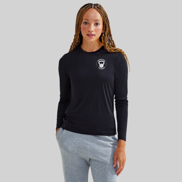 Women’s Lightweight Long Sleeve Performance Gym T-Shirt Thumbnail