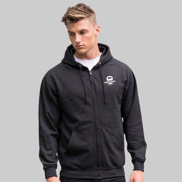Zipped Gym Hoodie - Classic Design Thumbnail