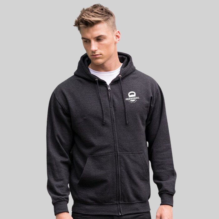 Zipped Gym Hoodie - Classic Design Thumbnail