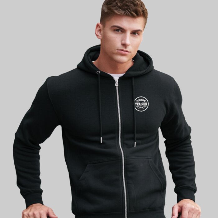 Organic Soft-Brushed Zipped Gym Hoodie Thumbnail