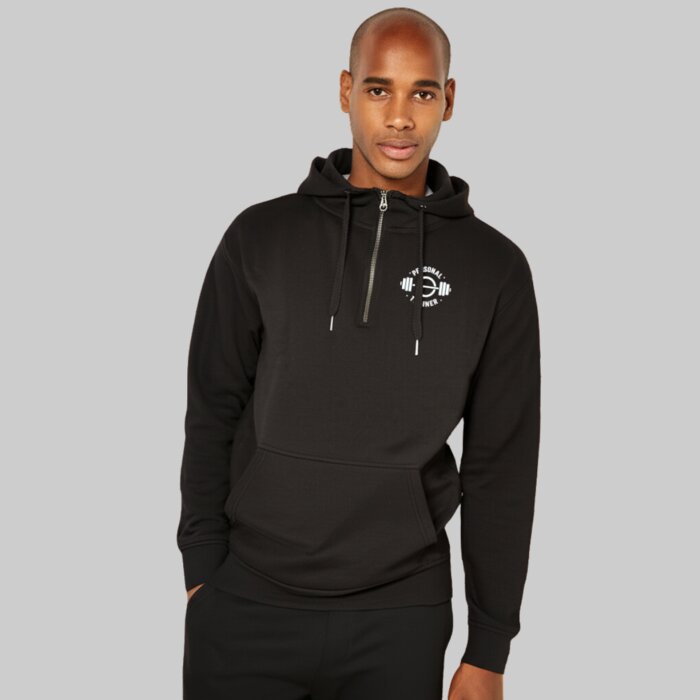 1/4 Zip Gym Hoodie - Classic Design Thumbnail