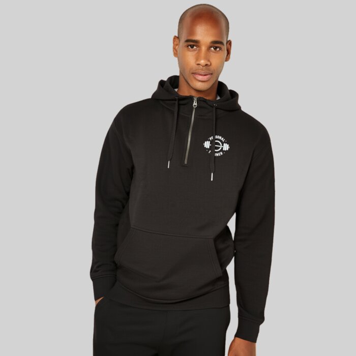 1/4 Zip Gym Hoodie - Classic Design Thumbnail