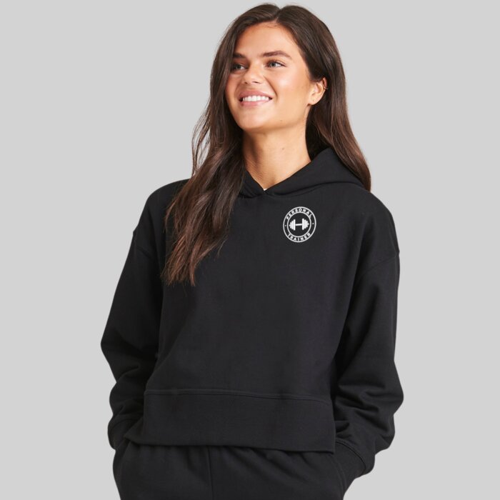 Women's Boxy Style Gym Hoodie - Relaxed Thumbnail