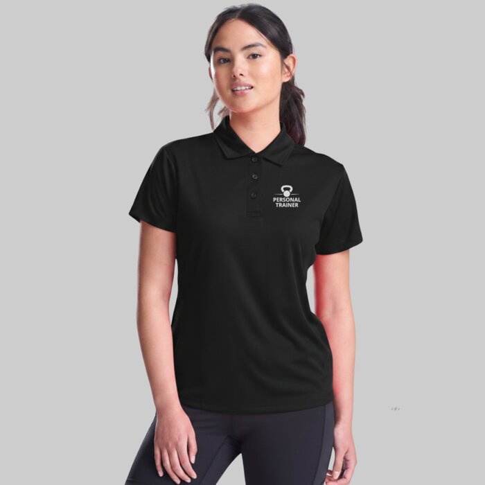 Women's Classic Performance Gym Polo Shirt Thumbnail