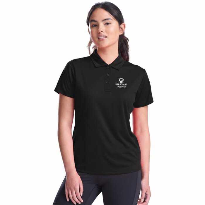 Women's Performance Gym Polo Shirt Thumbnail