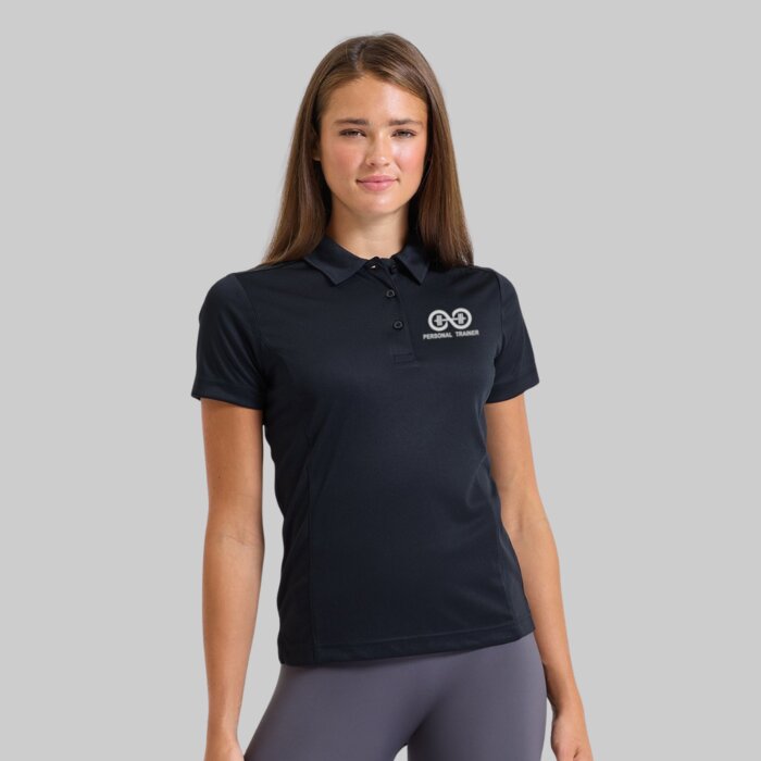 Women's Slim Fit Mesh Panelled Technical Polo Shirt Thumbnail