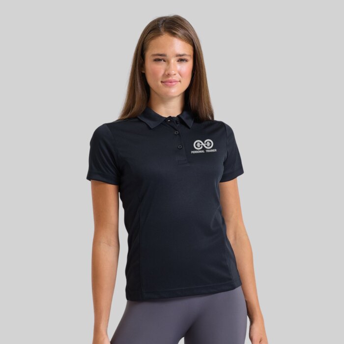 Women's Slim Fit Mesh Panelled Technical Polo Shirt Thumbnail