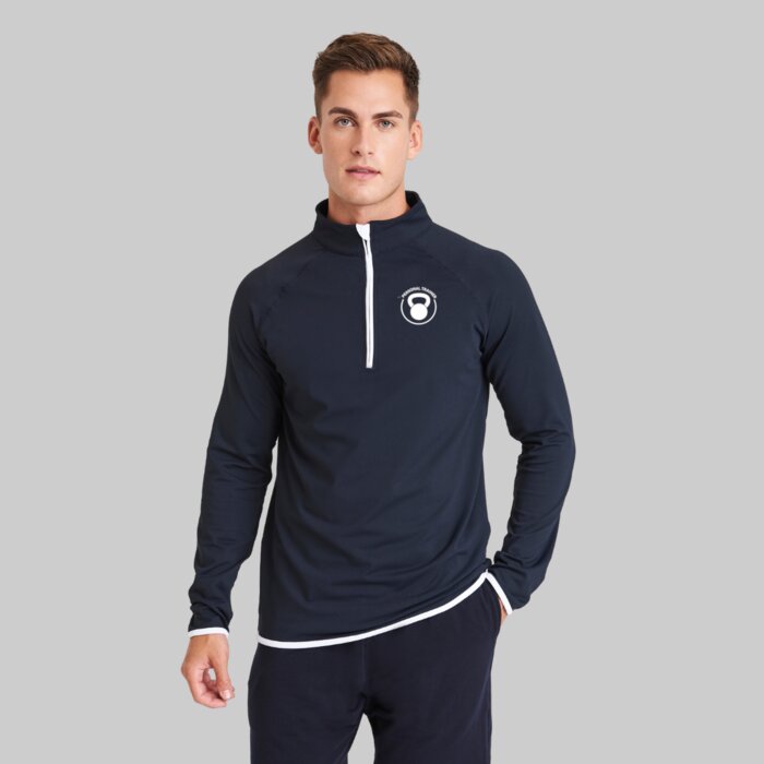 Slim Fit Technical 1/2 Zip Gym Sweatshirt Thumbnail