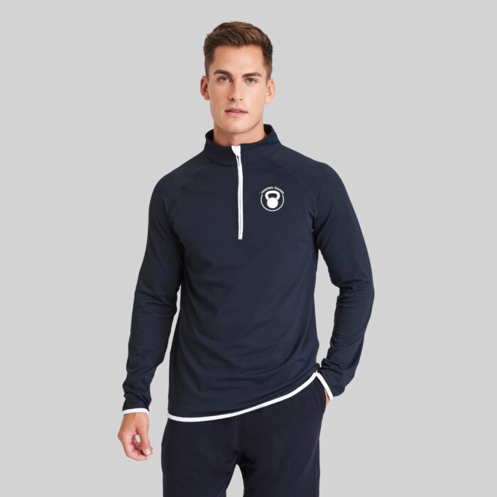Slim Fit Technical 1/2 Zip Gym Sweatshirt Thumbnail