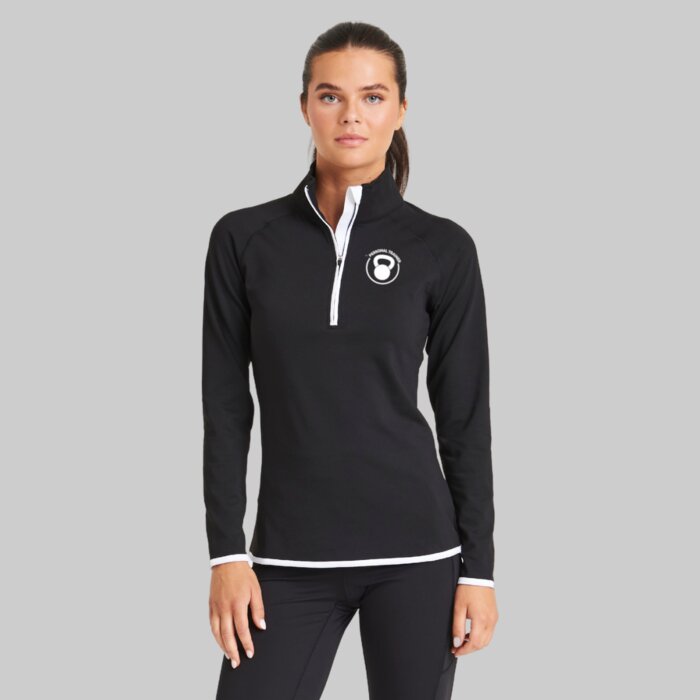 Women’s Slim Fit Technical 1/2 Zip Gym Sweatshirt Thumbnail
