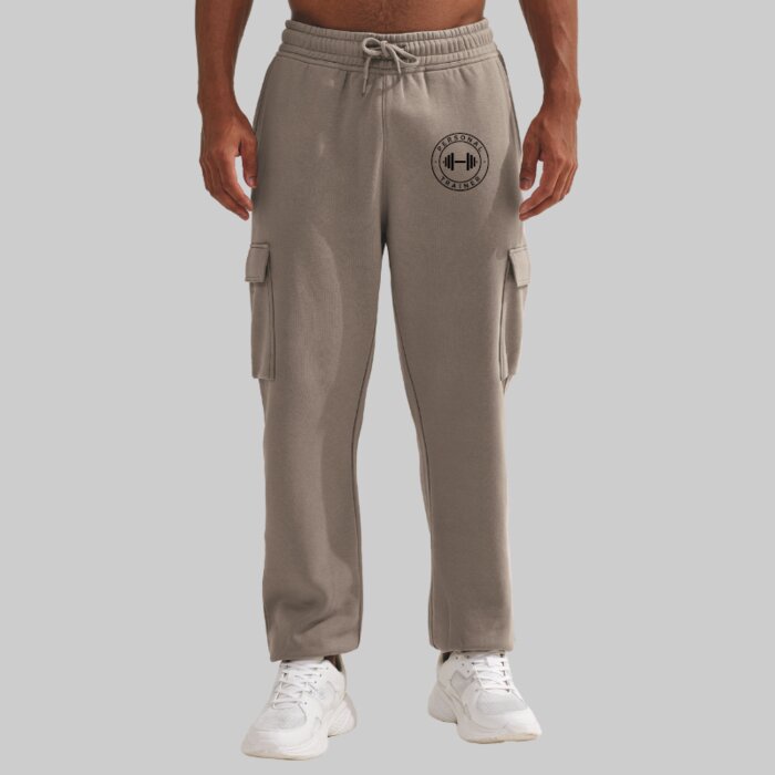 Relaxed Style Cargo Gym Joggers - Inner brushed fleece Thumbnail