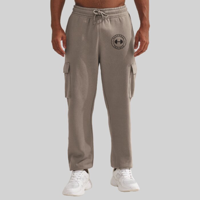Relaxed Style Cargo Gym Joggers - Inner brushed fleece Thumbnail