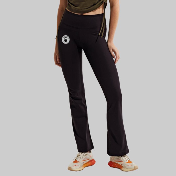 Women's Recycled Performance Flared Gym Leggings Thumbnail