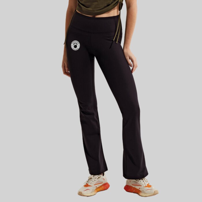 Women's Recycled Performance Flared Gym Leggings Thumbnail