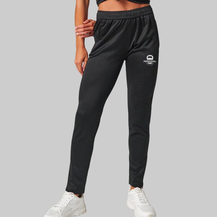 Women's Slim Leg Performance Fitness Pants with Ankle Zips Thumbnail
