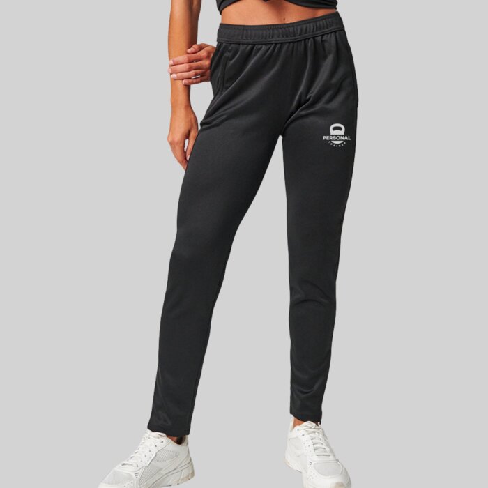 Women's Slim Leg Performance Fitness Pants with Ankle Zips Thumbnail