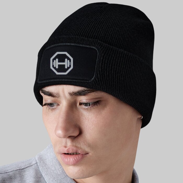 Soft-Touch Beanie with Custom Panel Thumbnail