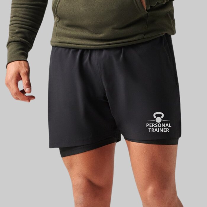 Double-Layer Technical Performance Fitness Shorts Thumbnail