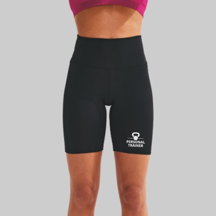 Women's Deep Waistband Leggings Gym Shorts  Thumbnail