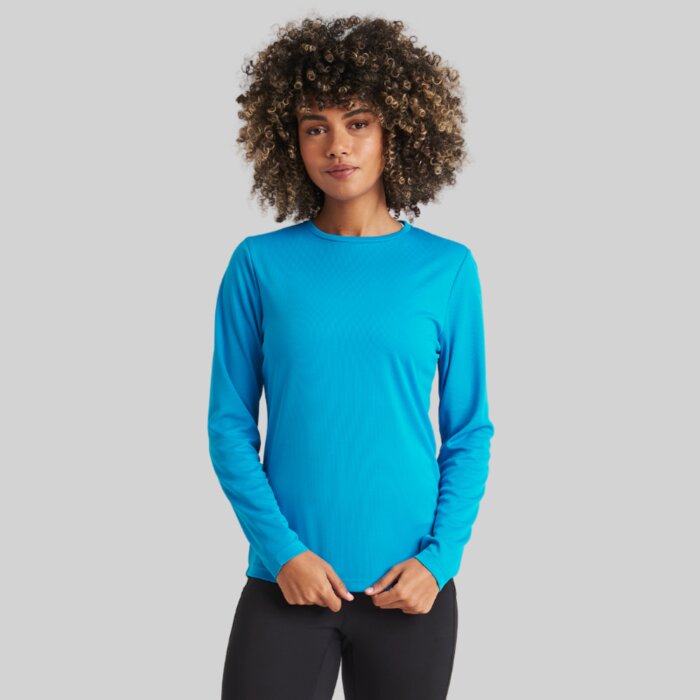 Ladies Long Sleeve T-shirt - Performance Fabric Thumbnail
