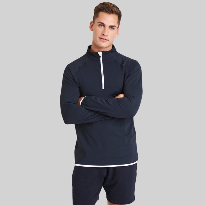 Slim Fit 1/2 Zip Sweatshirt - Performance Fabric Thumbnail