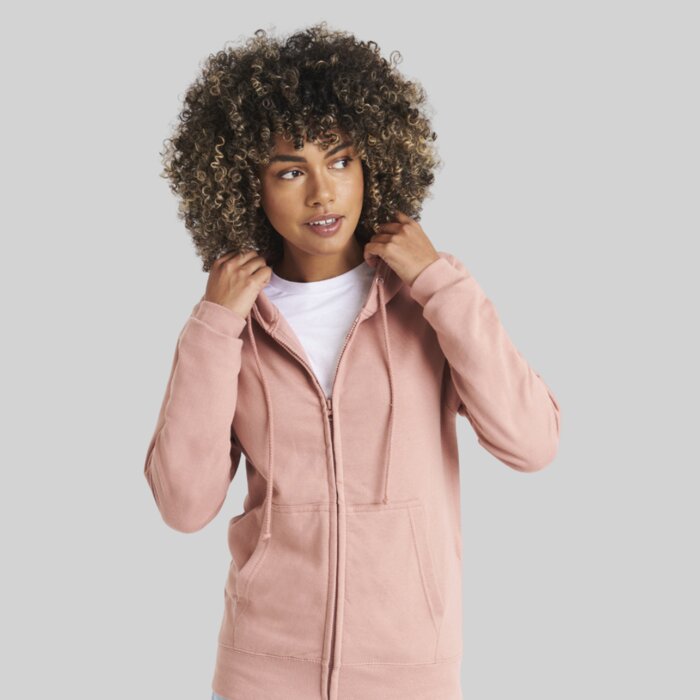Ladies Zipped Hoodie Thumbnail