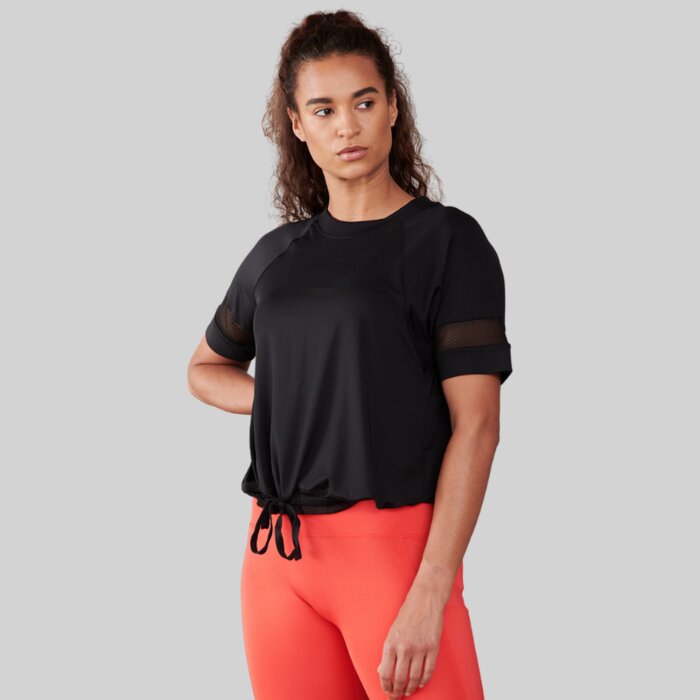 Ladies Mesh Overlay T-shirt - Performance Fabric Thumbnail