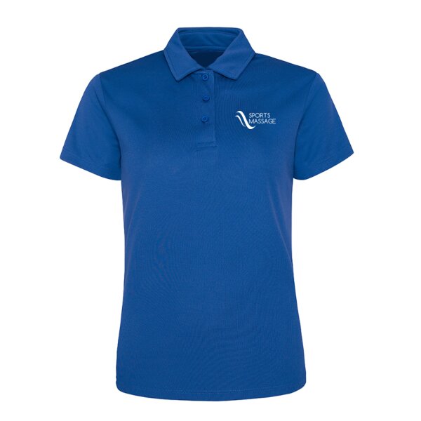 Sports Massage - Ladies Polo Shirt - Performance Fabric Thumbnail