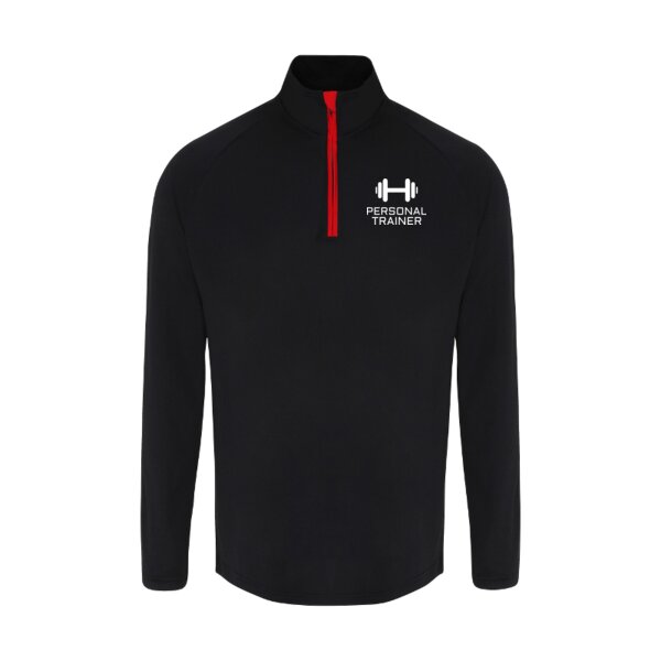 Personal Trainer - Fitted Lightweight 1/4 Zip Mid Layer - Performance Fabric Thumbnail