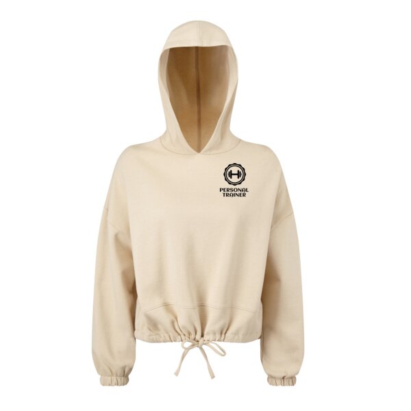 Personal Trainer - Ladies Oversized Cropped Hoodie Thumbnail