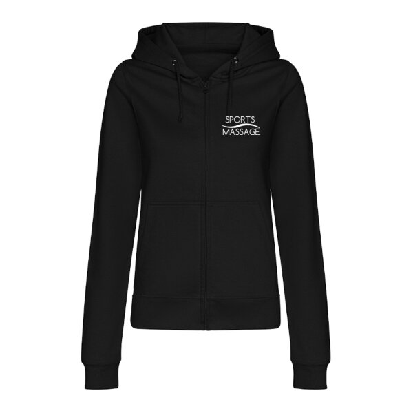 Sports Massage - Ladies Zipped Hoodie Thumbnail