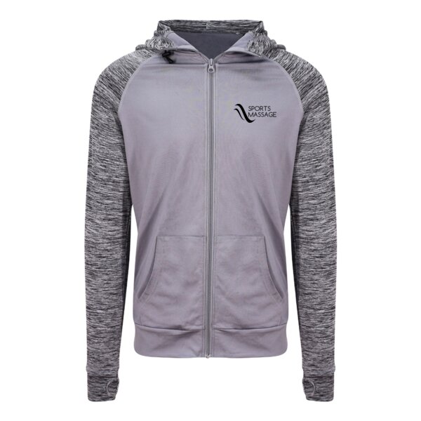 Sports Massage - Performance Slim Fit Contrast Zipped Hoodie  Thumbnail