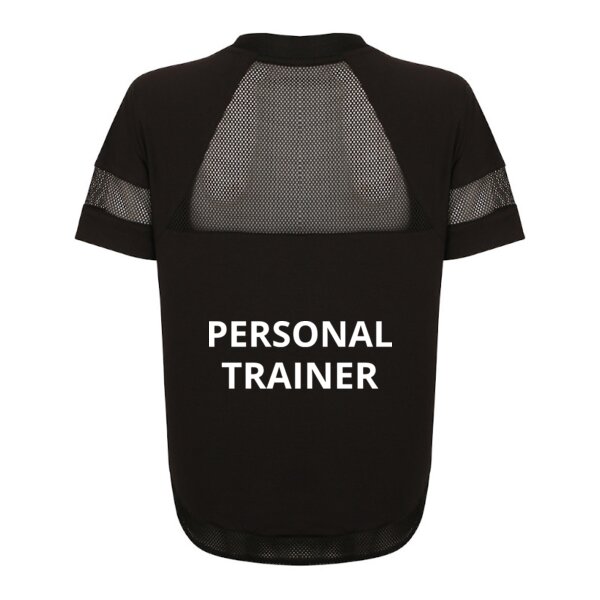 Personal Trainer - Ladies Mesh Overlay T-shirt - Performance Fabric Thumbnail