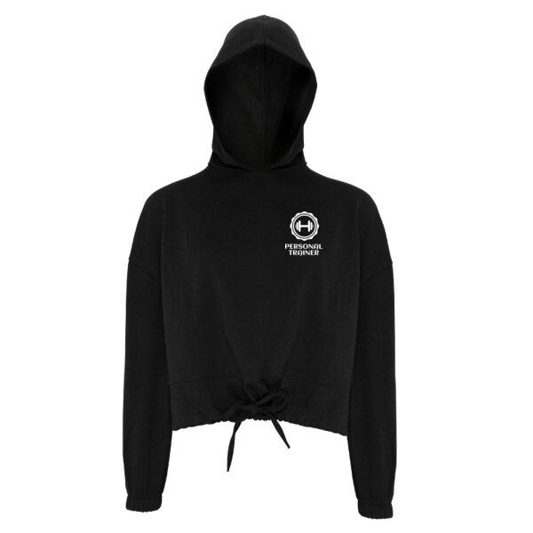 Personal Trainer - Ladies Oversized Cropped Hoodie Thumbnail