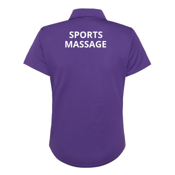 Sports Massage - Ladies Polo Shirt - Performance Fabric Thumbnail