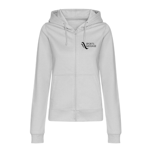 Sports Massage - Ladies Zipped Hoodie Thumbnail