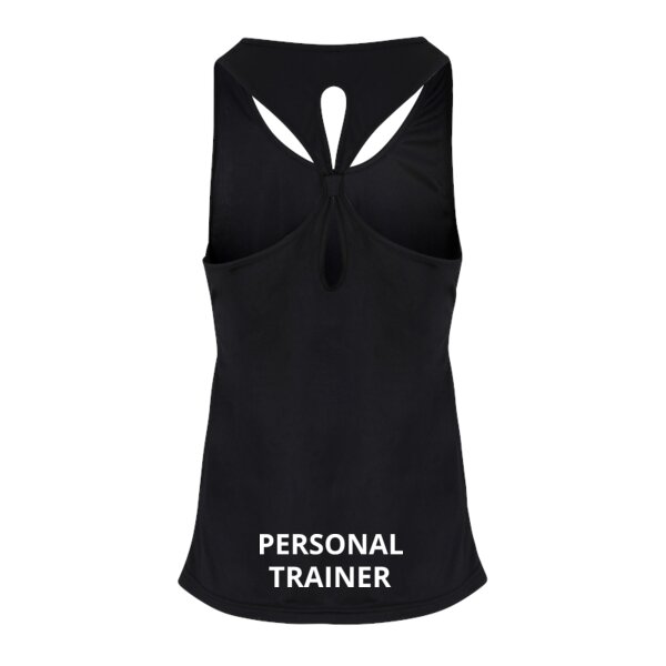 Personal Trainer - Ladies Knot Vest - Performance Fabric Thumbnail